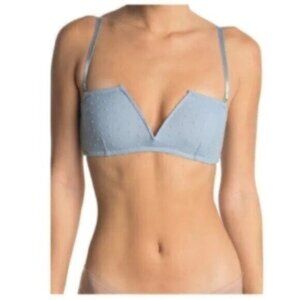 NWT Free People Light Blue Bandeau Bra Small